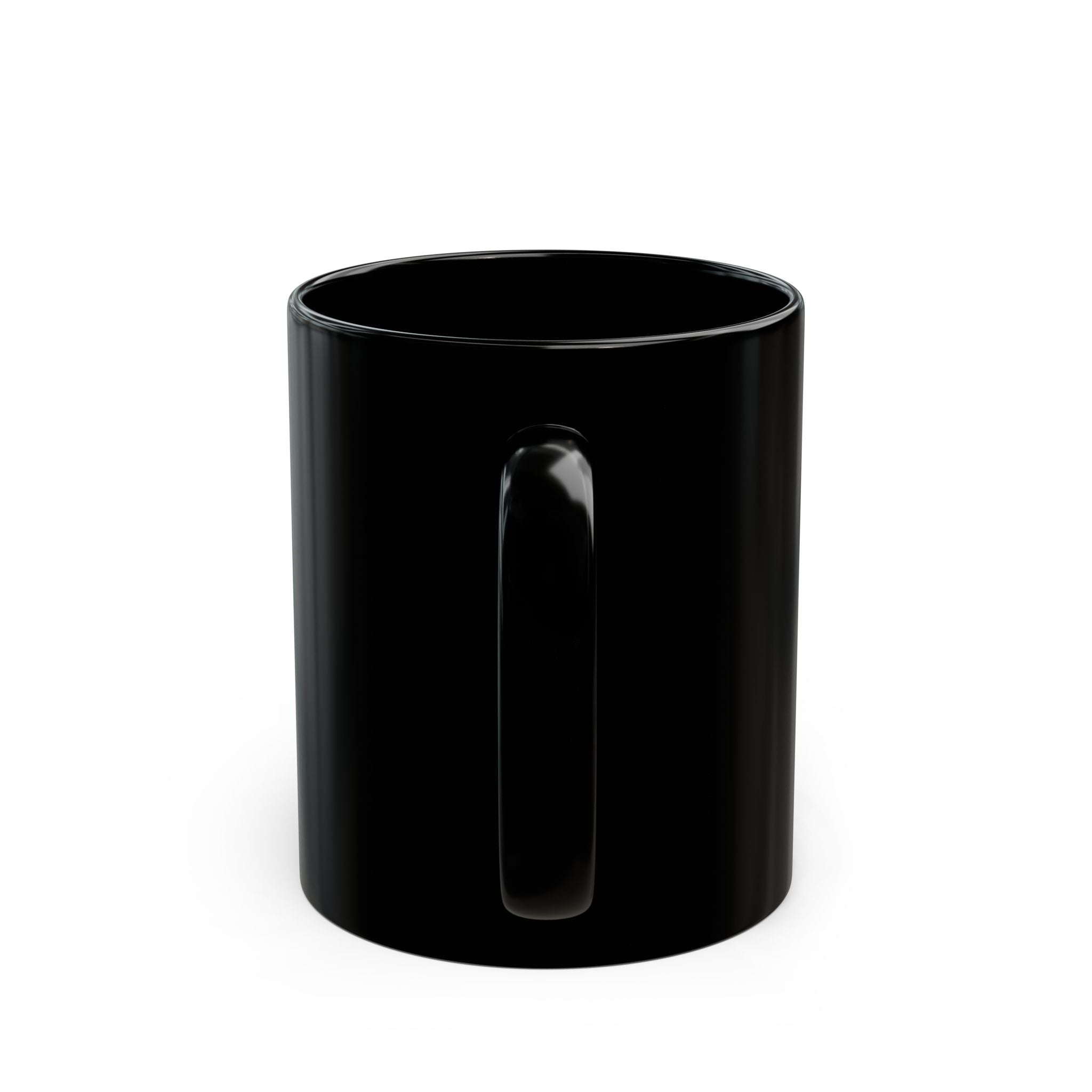 Monopoly 'No Risk No Reward' Black Coffee Mug (11oz & 15oz) — Retro Game Poster Design
