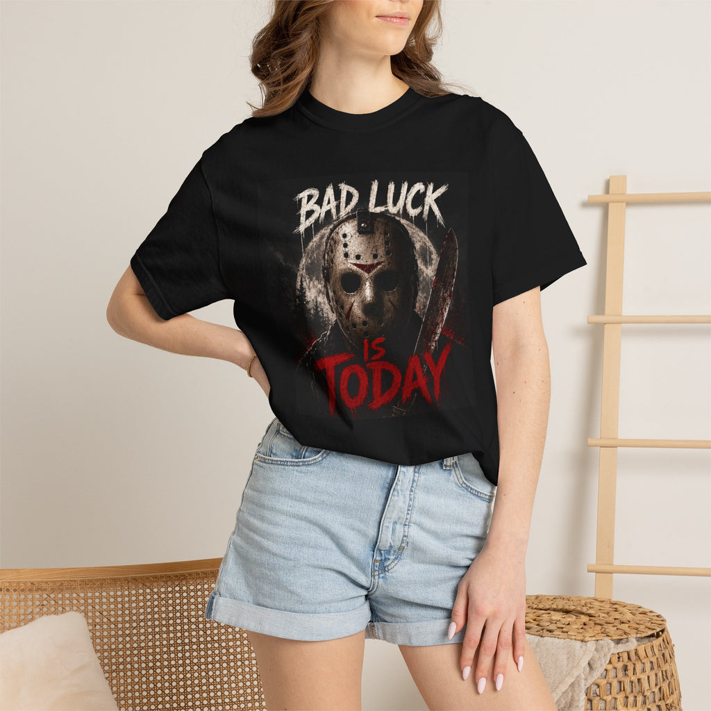 Bad Luck Is Today Horror Jason Mask T-Shirt