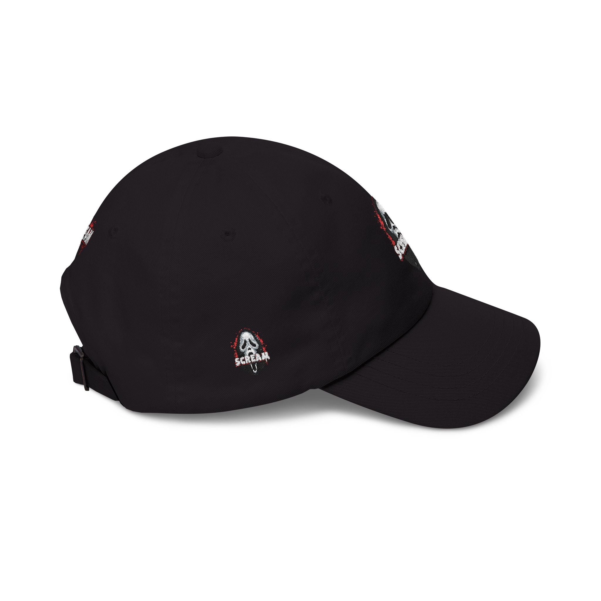 Cap — 'Scream' Ghost Face Embroidered Horror Hat