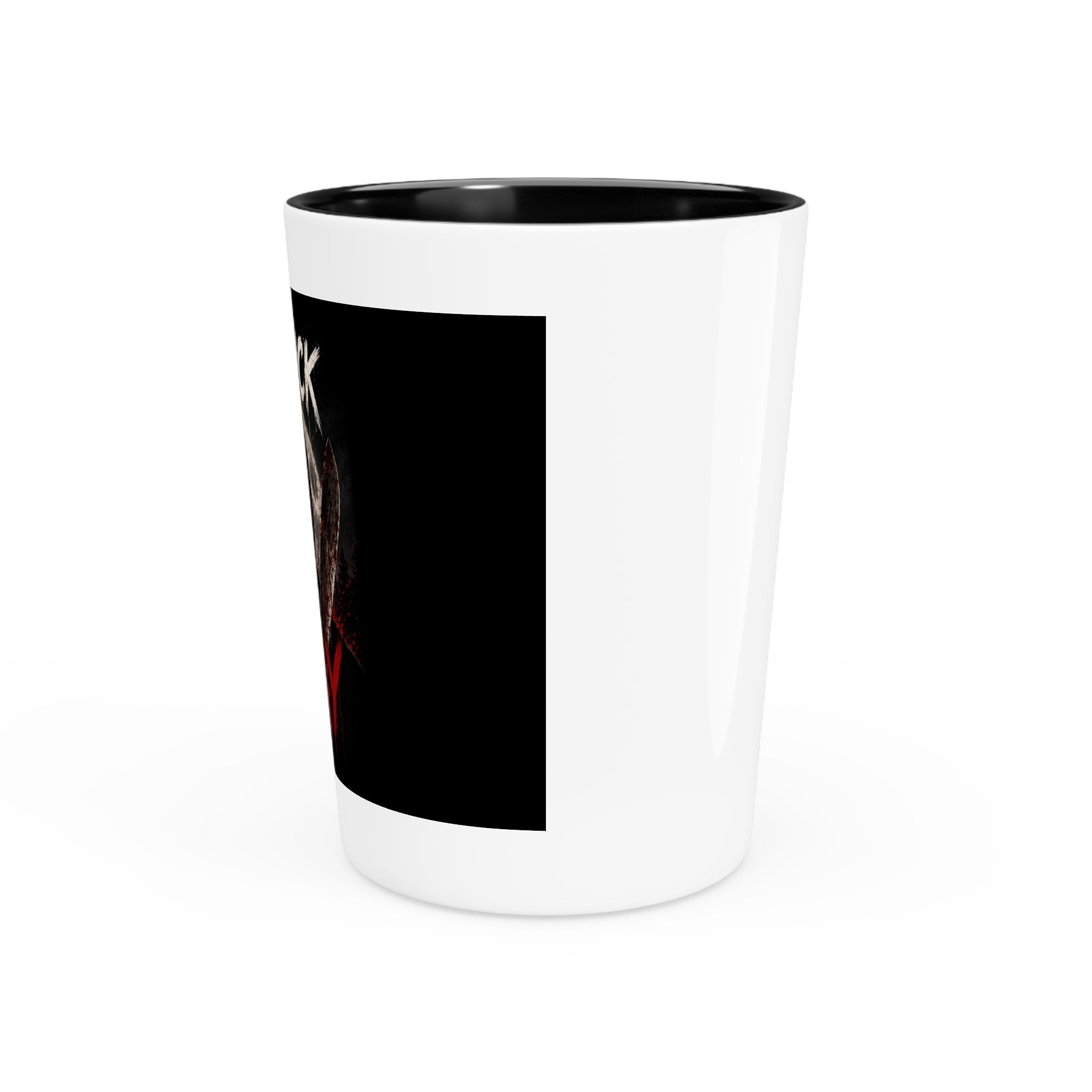 Bad Luck Is Today Horror Shot Glass — Jason Masked Killer Party Shooter, Halloween Gift